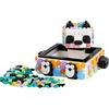 LEGO Dots Süßer Panda-Tablett 41959, Spielzeugbausteine, Geschenk, Schmuck, Basteln, Jungen und Mädchen, Ab 6 Jahren