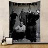 Nu Metal Band L-Linkin P-Park Cartoon Tapestry Art Science Fiction Room Home Decor Wall Hanging Sheets