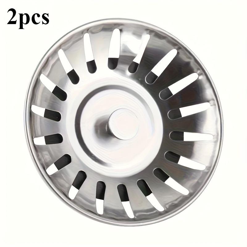 

2-piece Premium Stainless Steel Kitchen Sink Filter and Stopper - Coated, Anti-clogging,with Hair Catcher,for Efficient Drainage