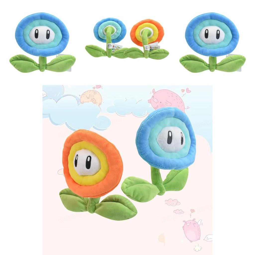 New Mario Plush Orange Flame Blue Ice Sunflower Soft Toy 18cm