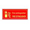 Framed Luminous Fire Safety Sign