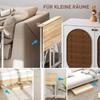 80 Cm Folding Desk On Wheels - Natural Tone