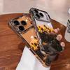 Western Sunset Pattern Shockproof Phone Case For iPhone 11 12 13 14 15 16 17 Pro Max Air Plus Electroplated Transparent Cover