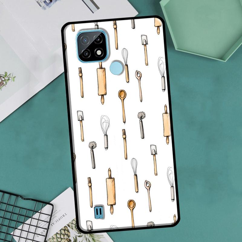 Baking Cook Chef For OnePlus 10 Pro 9 Pro 8T 9R Nord2 Case For Realme 9 8 Pro 8i 9i C35 GT Neo 2 3 Master