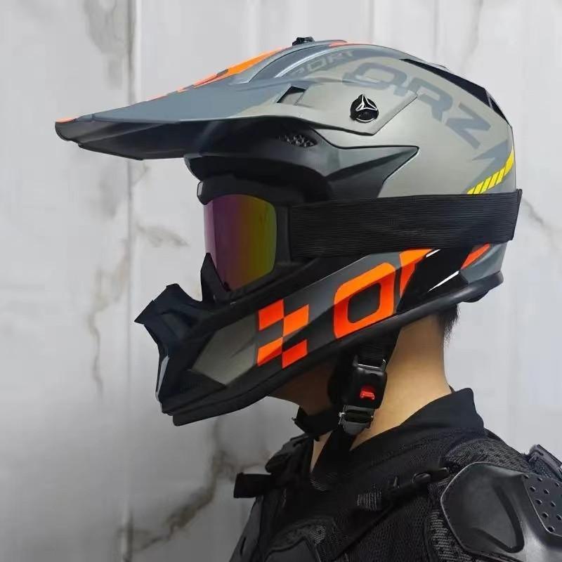 

Мотоциклетный шлем с рисунком из углеродного волокна, внедорожный шлем-натяжитель для мужчин и женщин, летний 2XL