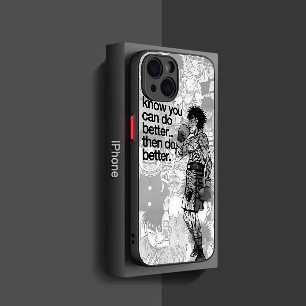 Anime H-Hajime N-No I-Ippo Phone Case For IPhone 16e 16 15 14 13 12 11 Pro Max X XS Max Plus Matte Clear
