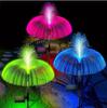 Colorful LED Solar Jellyfish Fiber Optic Garden Lights - Decorative Courtyard and Lawn String Lights
