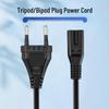 Multistandard Power Cord with US Plug and EU Figure-Eight Connector for China Computer/Printer