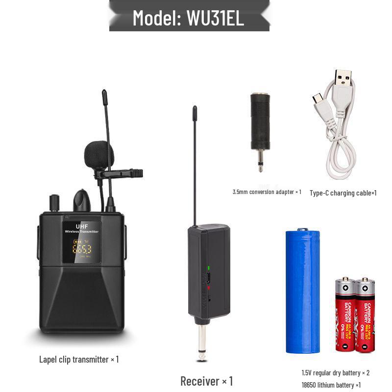 UHF Wireless Lavalier Microphone for Mobile Live Streaming & Vlogging - Special Offer