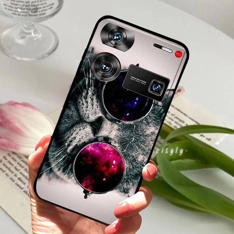 For Nubia Z60 Ultra Case Shockproof Soft TPU Silicone Phone Cover For NUBIA NubiaZ60 Z60Ultra Funda Z 60 Ultra Capa Cute Cartoon