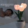 Simulated Flower LED Tulip Night Light Suitable for Holiday Gifts Dormitory Bedside Room Decoration Sleep Atmosphere Light