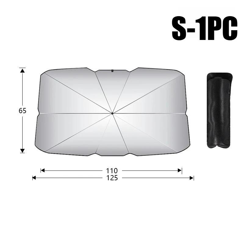Car Interior Accessories Car Front Window Sunshade Cover UV Block Heat Insulation Protection Foldable Car Sunshade Umbrella