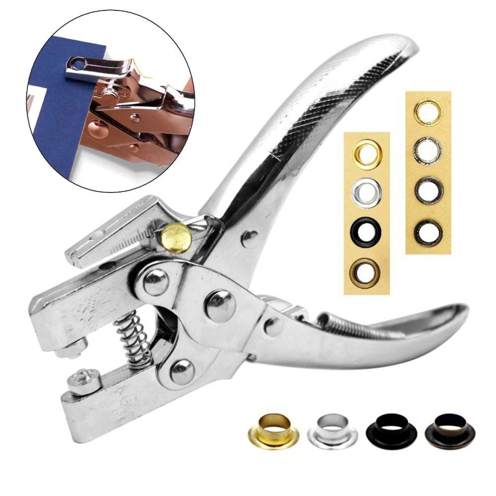 Labor-saving Eyelet Hole Punch Pliers Kit  for Bookbinding, Leather & Fabric