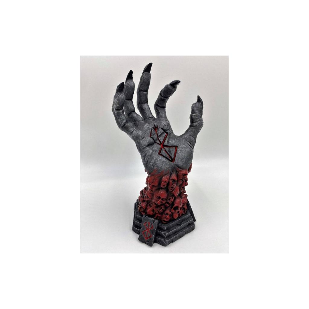Berserk Hand of God Statue Figurines Halloween Party Props Ornament Home Office Desktop Decor Creative Gifts Resin Model Toy