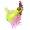 Les Trésors De Lily [M7784] - Figurine céramique 'Coq Cororico' rose vert (20 cm)