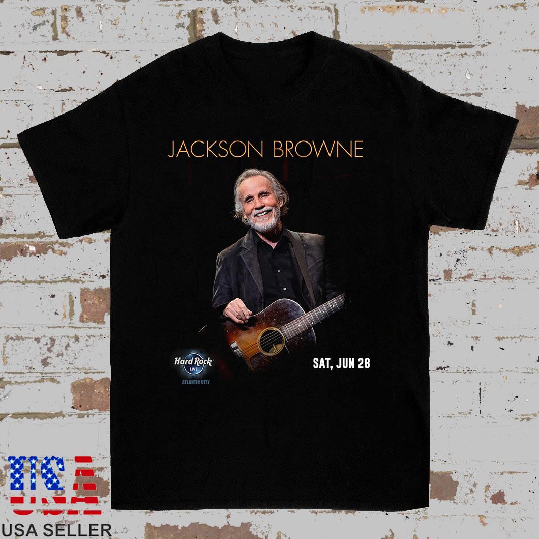 Jackson Browne Live in Hard Rock T Shirt Full Size S-5XL S