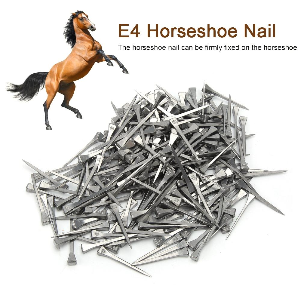 250Pcs/Box Low Carbon Steel E4 Horseshoe Nail Horse Tool Equipment Accessories