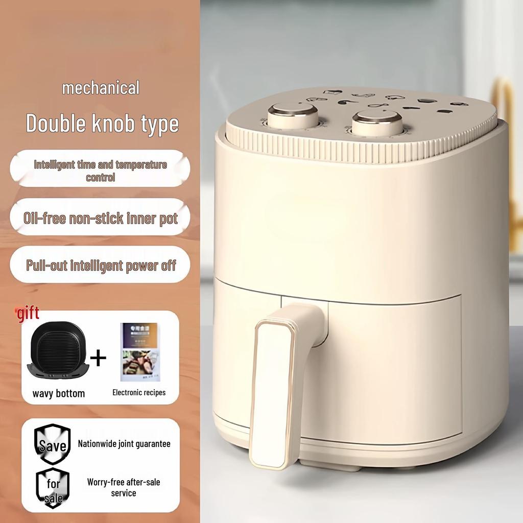 Elegancki Wielofunkcyjny Beztłuszczowy Elektryczny Frytkownica Powietrzna z Diamentowym Wzorem