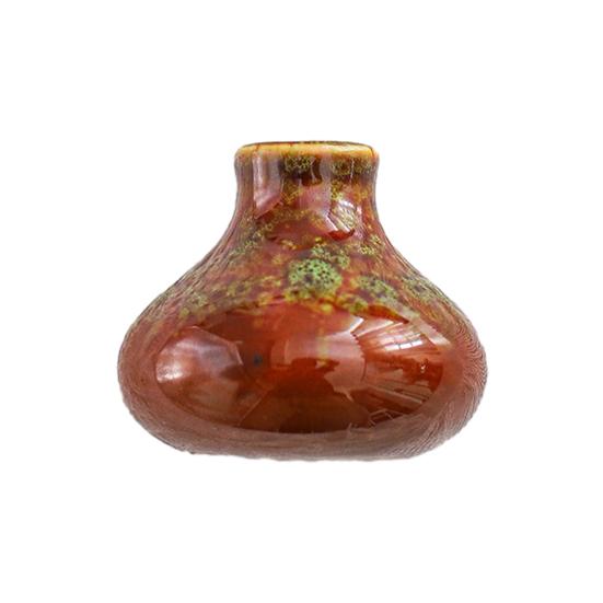 Mini Ceramic Vase Refrigerator Magnet, 3D Chinese Style Flower Vase Fridge Magnet, Home Office Kitchen Locker Decoration Magnet