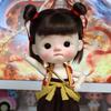 BJD Wig Blythe Big Head DianDian Qbaby Doll Wig Cute Short Hair with Bangs Hair Doll Accessories Cute Bangs Hair (no Dolls)
