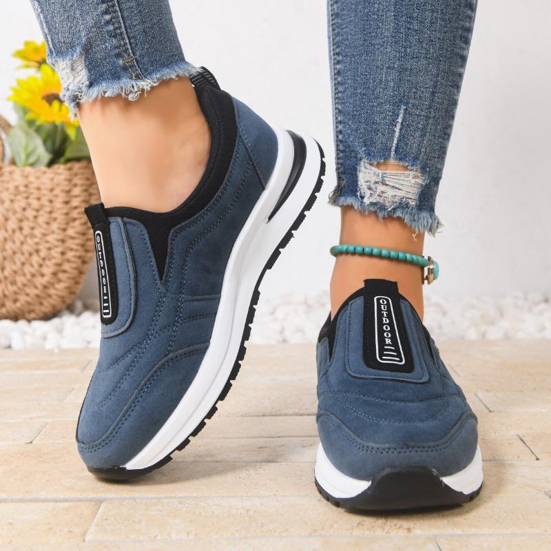Women's Spring Fall Low Heel Comfortable Athletic Running Casual Shoes.