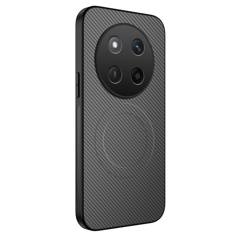 

Магнитный чехол из углеродного волокна для Honor X9C X9B X7C X7B X60 Pro Magic7 Lite Жесткий матовый чехол с защитой камеры Ударопрочная ТПУ накладка Honor Magic7 Lite серый