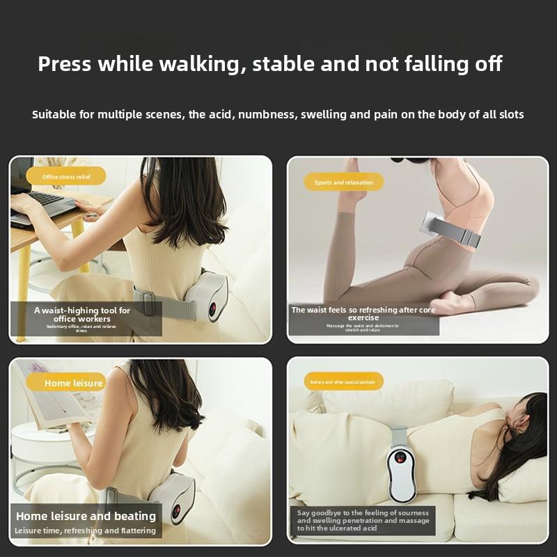 New Waist Massager, Electric Beating, Relaxation, Vibrator, Back Home, Lazy, Fat Shaking, Kneading Massage Belt