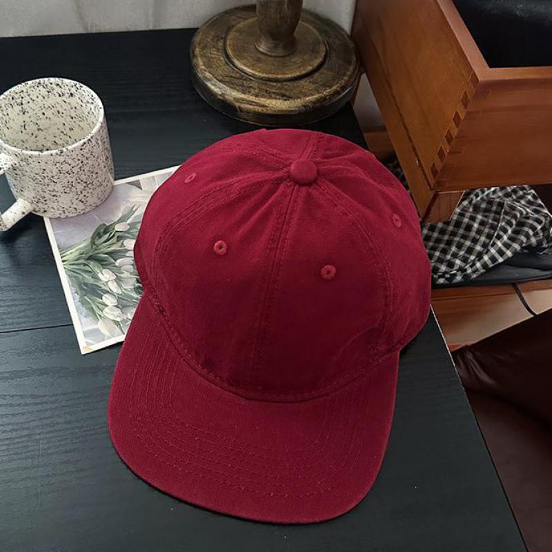 Vintage Baseball Cap Snapback Hats For Women Men Unisex Classic Solid Color Soft Hat Street Style Hip Hop Caps Women