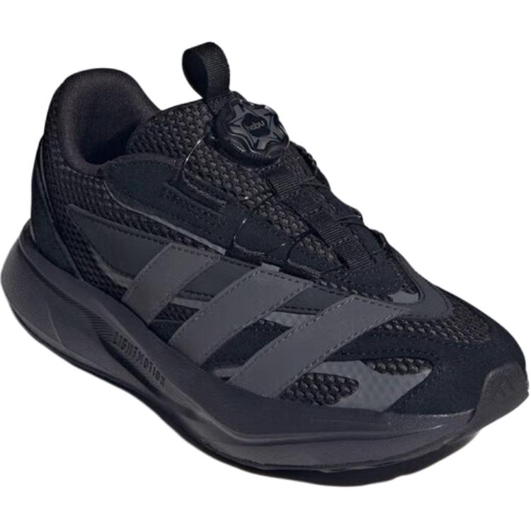 Adidas LIGHTBLAZE Low top Kids Lifestyle Shoes Black Teenagers Sneakers KJ6283