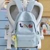 Schoolbag New Ins Sweet Wind Cartoon Pony Backpack Versatile Girl Backpack Junior High School Student Large Capacity Schoolbag