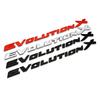 ABS Letters Decals Car Rear Trunk Emblem Sticker for Mitsubishi Evolution X Badge EVO Lancer 9 10 ASX L200 Pajero Eclipse