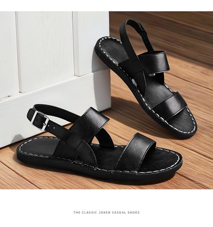 Men's Dual-Use Non-Slip Soft Sole Sandals - Summer 2026 Versatile Beach Shoes & Casual Slippers Trendy Design
