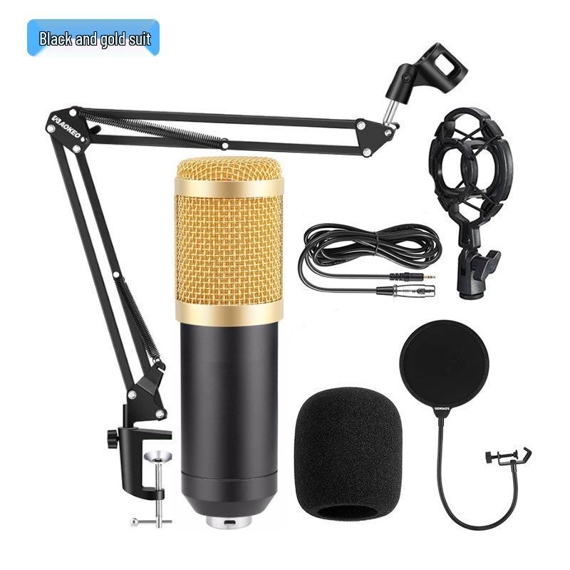 BM800 USB Microphone & Sound Card Set for Podcast Recording & Live Broadcasts