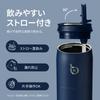 BOTTLE BOTTLE 1 Liter Water Large Capacity with Direct Vacuum Stainless Steel Double for Girls and Indigo Blue Bottle, (1000ml), Straw, Drinking,