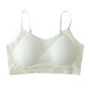 Ultra-thin one-piece fixed cup, no traces, no steel ring, gathered, breathable and cool suspender, beautiful back underwear, women's bra cover