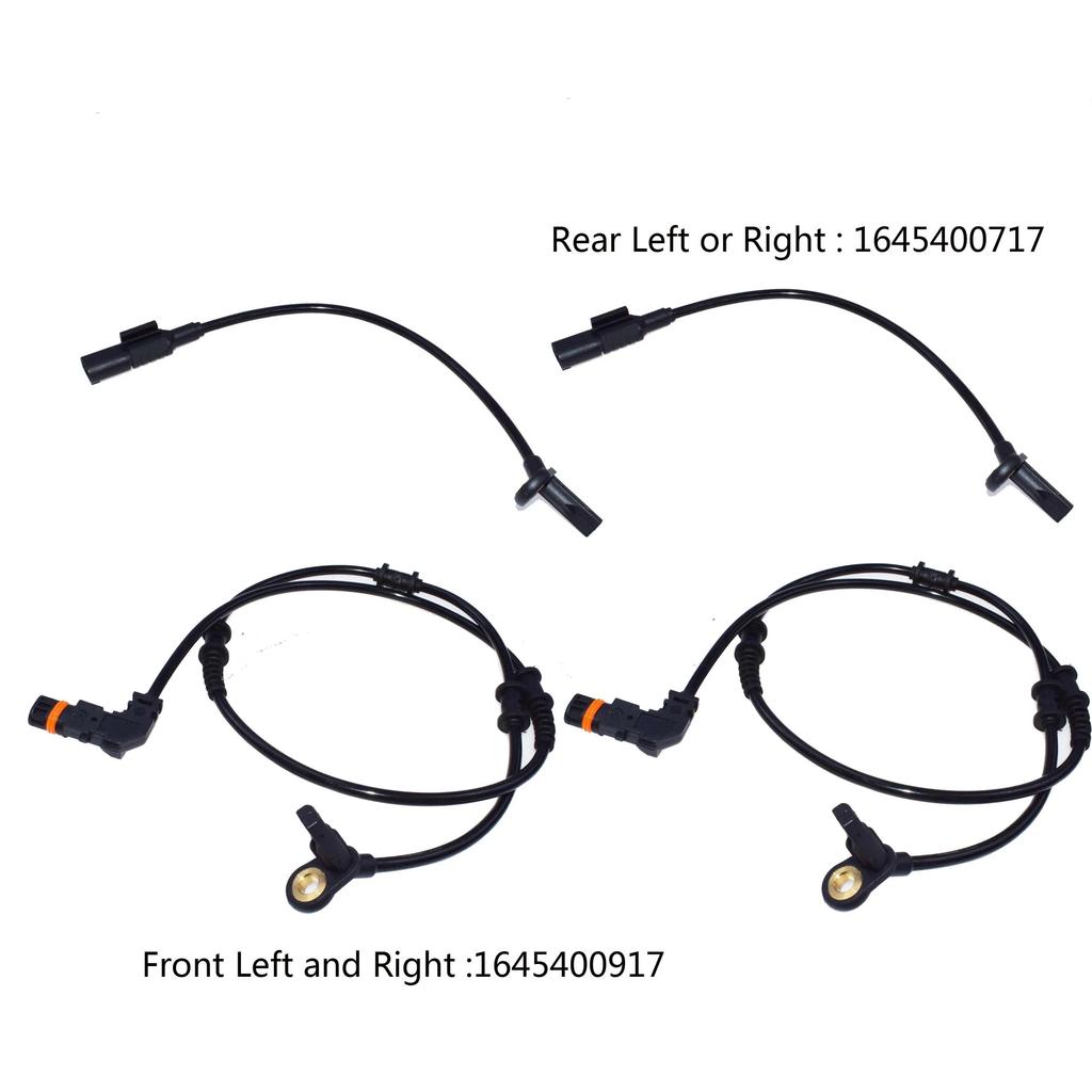 1/2/4 PCS Front / Rear Left or Right Wheel Speed Sensor For Mercedes-Benz  W164 W251 GL320 GL350 GL450 GL550 ML320 ML350 R350