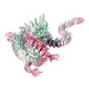3D Printed Chinese Loong Figurine Movable Joints Standing Dragon Figure Articulated Dragon Model Fidget Toy Desktop Decoration Ornament