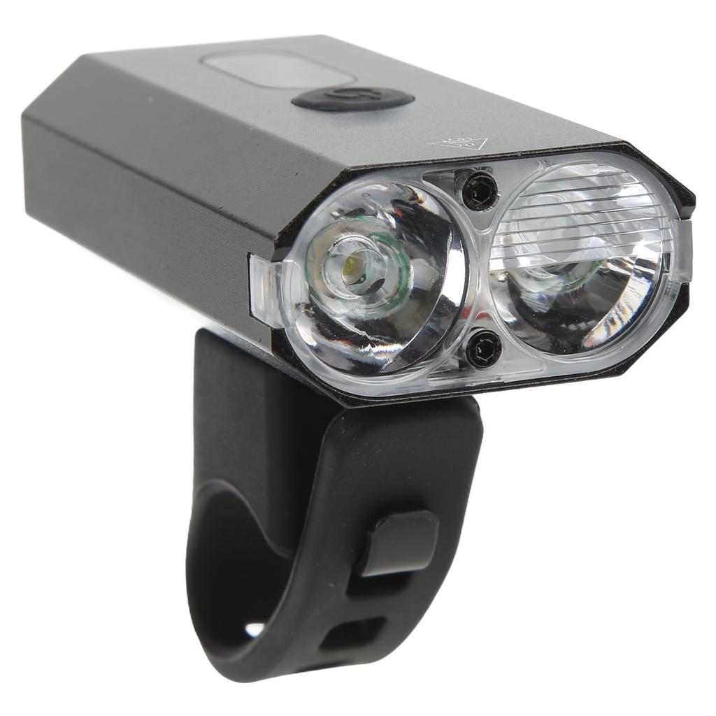 MEROCA Bicycle Headlight USB Rechargeable Bike Front Light Power Display Bicycle Lights for Night Riding