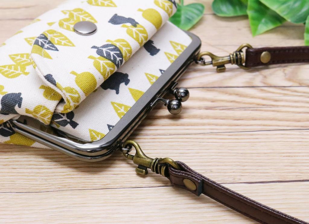 Feito em Carteira com Fecho de Botão com Bolso e Moedas 10 x 15 x Fecho Produtos Japoneses Kyosuke, Japão, Algodão, Carteira, Aprox. 2cm, Carteira Pai-Filho, Yumeji,