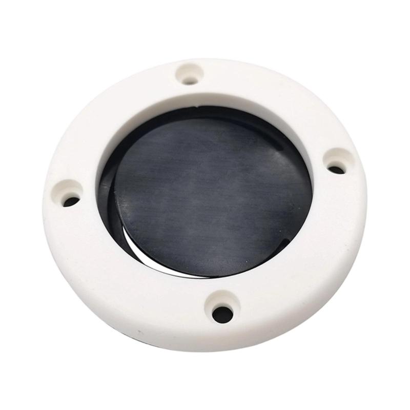 Boat Cockpit Scupper Valve Waterproof Plastic Easy Install Self Bailing Marine Drainage for Yacht Speedboat