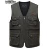 Men's Multi-Pocket Cotton Double-Layer Vest