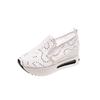 Inner height increase mesh summer new mesh shoes breathable slope heel platform casual sports shoes