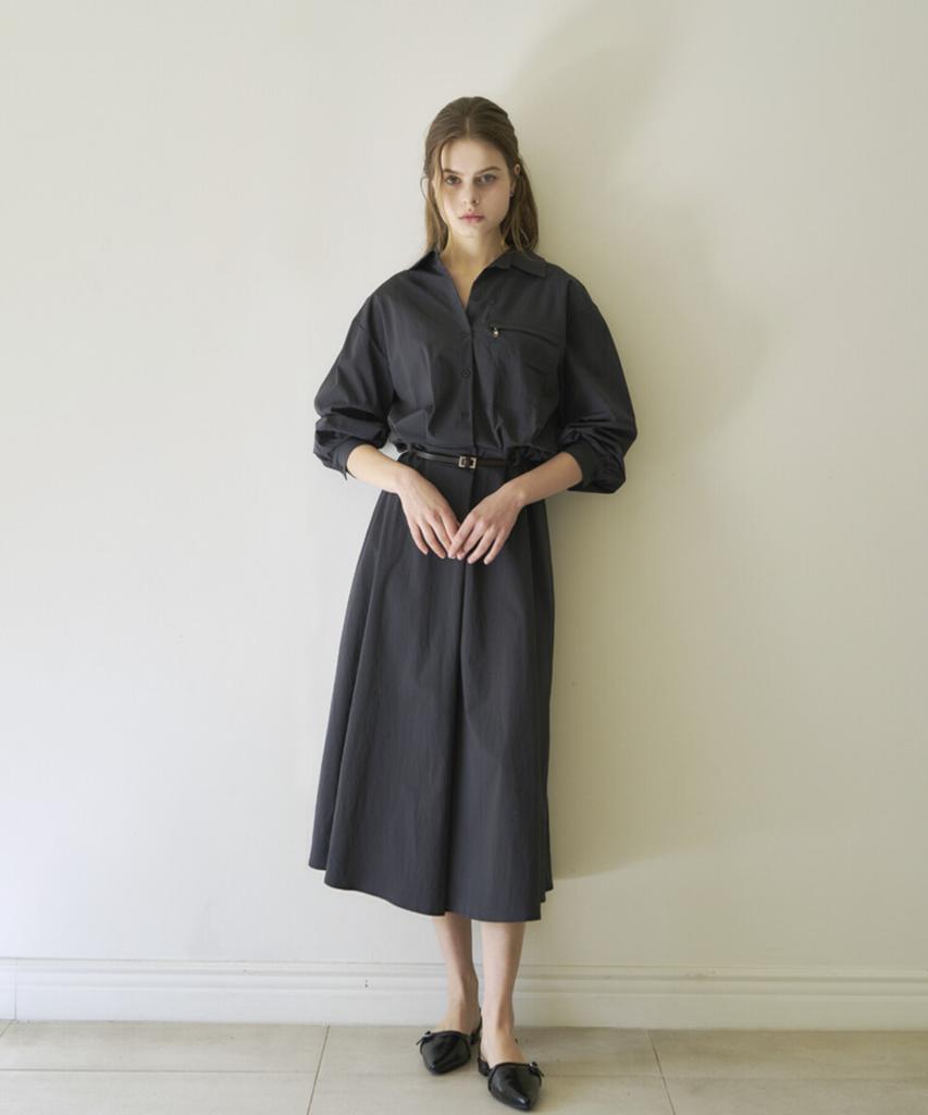 Eima Seine Pocket Dress_3Color_Charcoal