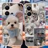 For Vivo V25 5G Case Vivo V25e V 25 25E 4G V2202 V2201 Cute Panda Flower Pattern Soft Silicone TPU Phone Cases