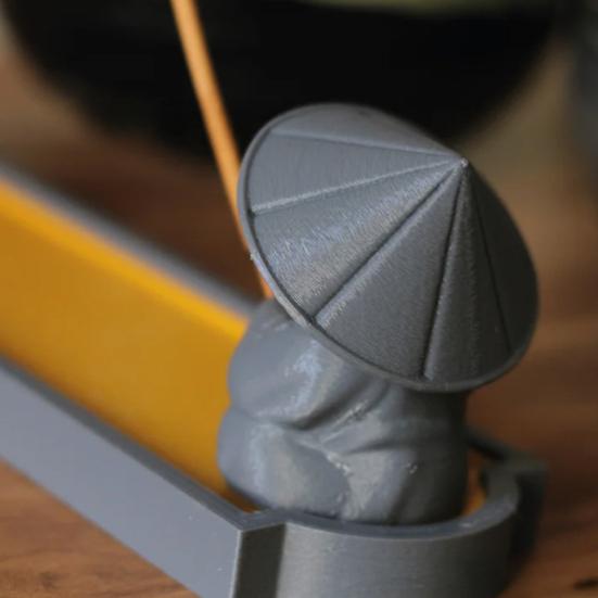 Fisherman Incense Stick Holder 3D Printed Plastic Fisherman Incense Burner Stand Home Office Desktop Decoration Ornament