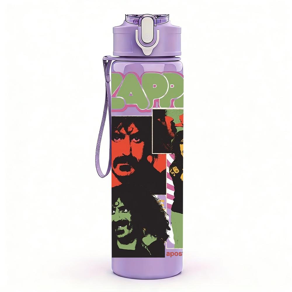 1PC Colorful Retro Street Graffiti Print 750ml Portable Sports Water Bottle Leakproof Travel Gym Drink Cup