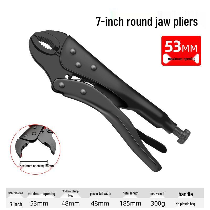 Industrial Grade Adjustable Multifunctional Vise-Grip Pliers and Pipe Wrench Tool Set