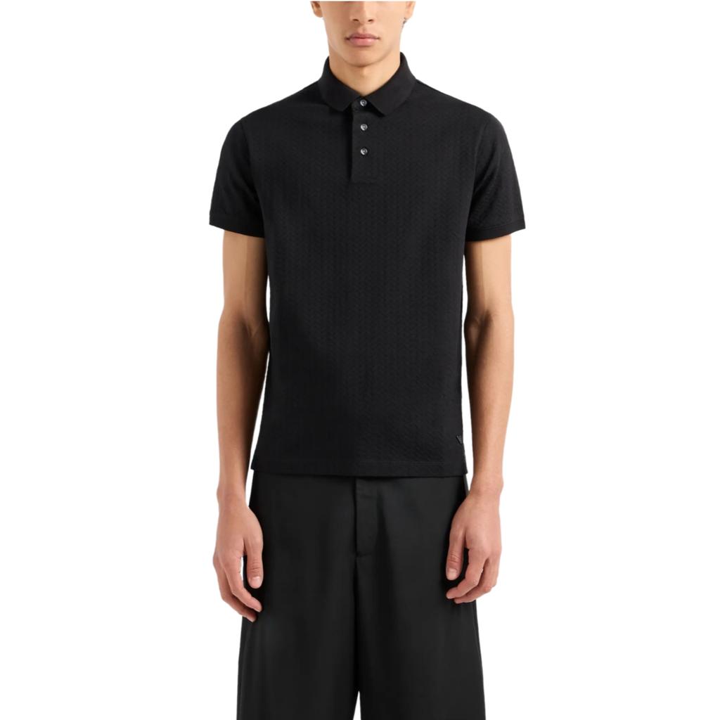 Emporio Armani Polo Shirt Men's Black 3D1FM2-1JGYZ-F016