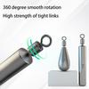 10Pcs/Lot Fishing Weight Sinkers 3.5G 5G 7G 10G 14G Soft Bait Sinker Bass Fishing Tackle Accessories Line Sinkers Hook Connector