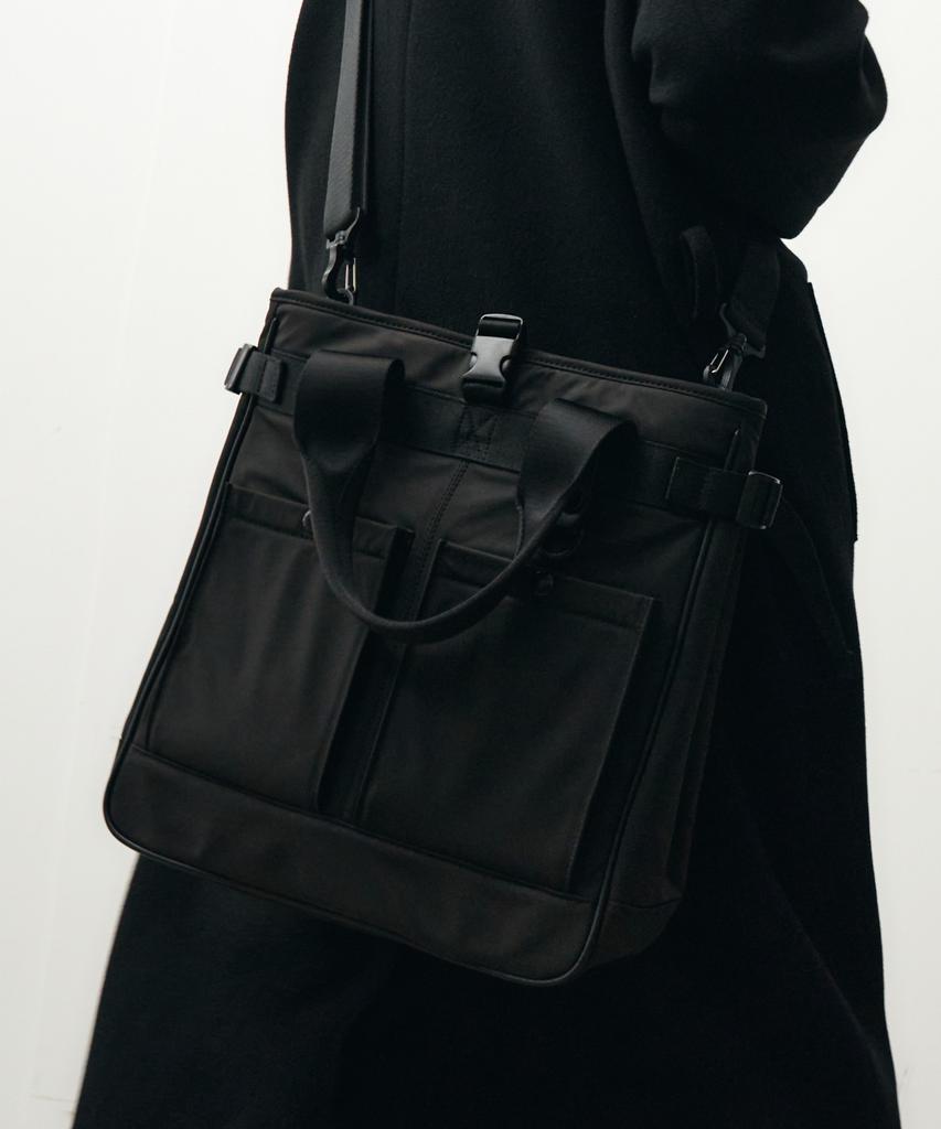 Draw Fit Urbane County Crossbody Tote Bag [Black]